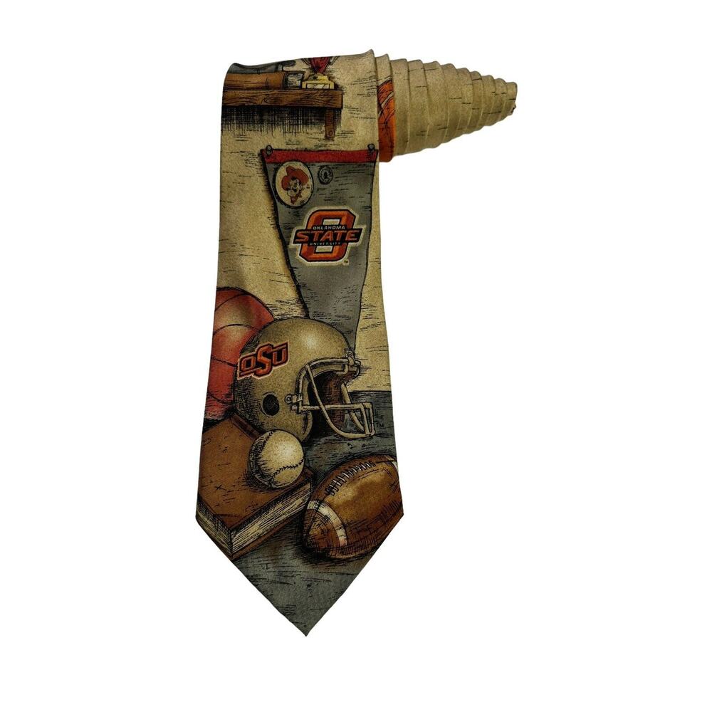 Eagle Wings Oklahoma State University Football Basketball Sports Novelty Necktie